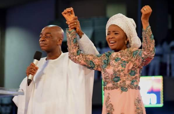 “Jesus Stepped In To Destroy The Devil As Death Came To Seize Her In 2004" - Bishop Oyedepo Says As He Celebrates Wife At 60