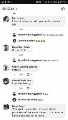 Ghanaians call out Pastor who placed curse on singer Ebony Reigns before her death