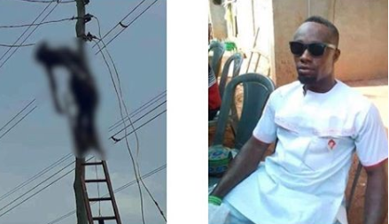 Sacked PHCN Staff Gets Electrocuted While Doing Illegal Connection [Photos]
