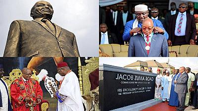 Okorocha Fires Back “We Won’t Pull Down Zuma’s Statue”