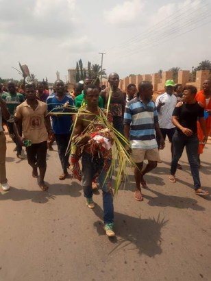Wicked Man Banished From His Village For Tying A Woman’s Pregnancy With Coffin And Fowl [Photos]