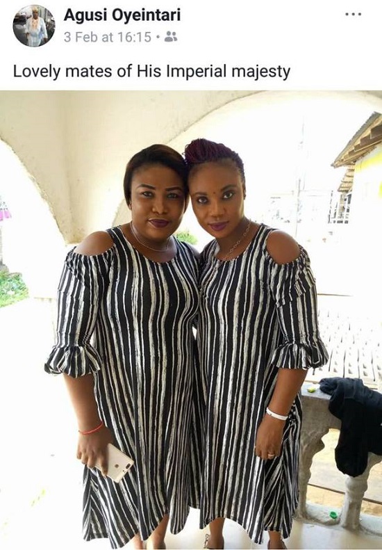 Photos from Wedding Ceremony of A Nigerian Man Who Married Two Wives At Once