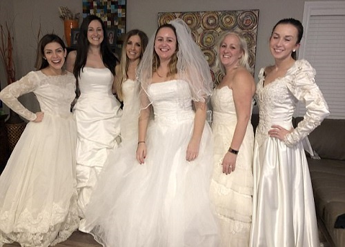 Excited Woman Throws Party In Her Wedding Dress To Celebrate Getting Divorced [Photos]