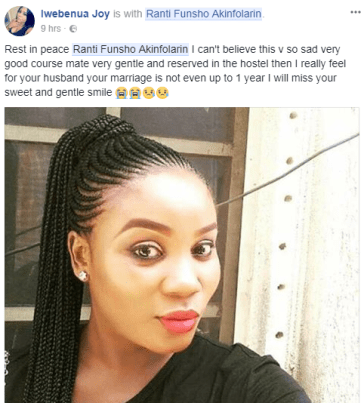 So Sad, Stray Bullet Kills Pretty Nigerian Lady Two Weeks After Her Birthday [Photos]