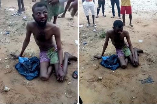 Yahoo Boy Nearly Beaten to Death for Cleaning Someone’s Urine with Handkerchief [Photos]