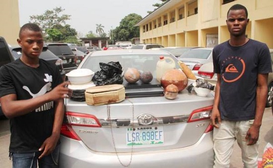 15 ‘Yahoo Boys’ Arrested With Charms And Coffins [Photos]