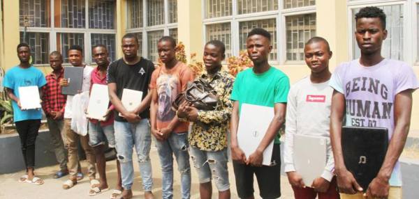 15 ‘Yahoo Boys’ Arrested With Charms And Coffins [Photos]