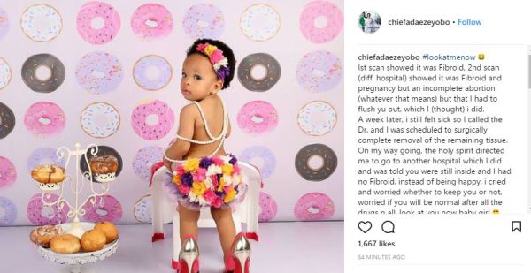 Adaeze Yobo Shares Amazing Testimony as She Celebrates Her Daughter’s Birthday