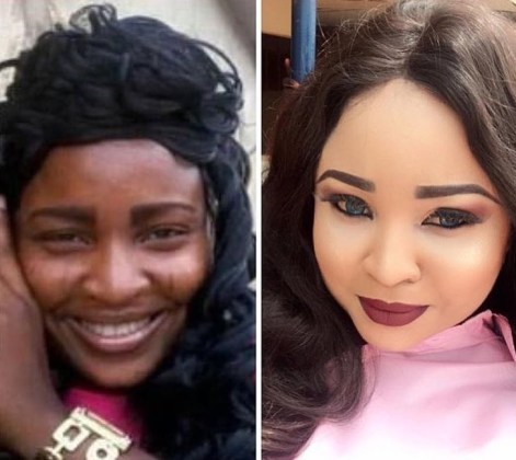 Before and After Bleaching Photos of Nollywood Actress, Abimbola Ogunowo [Photos]