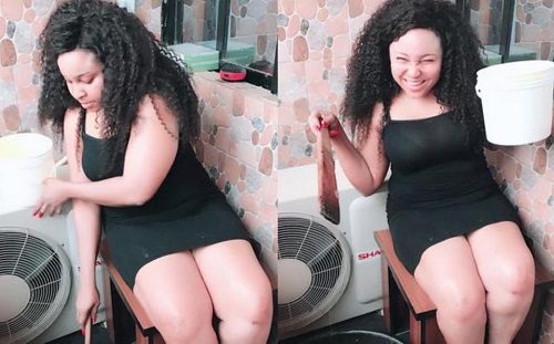 Before and After Bleaching Photos of Nollywood Actress, Abimbola Ogunowo [Photos]