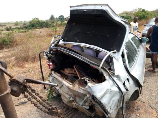  Lady Cheats Death as Her Vehicle Falls from Bridge