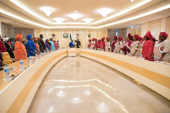 President Wife, Aisha Buhari Meets with APC Women Leaders [Photos]