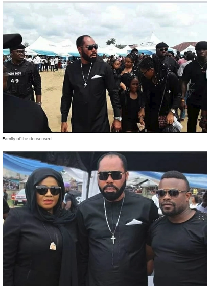 Tears flows like a river As Actor, Moses Armstrong, Buries His Late Wife