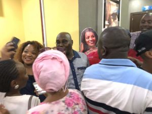 Ex-VP, Atiku Storms the Cinema to Watch Black PANTHER, Buys Ticket for Everyone Available 