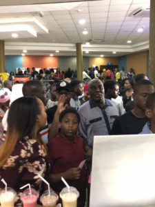 Ex-VP, Atiku Storms the Cinema to Watch Black PANTHER, Buys Ticket for Everyone Available 