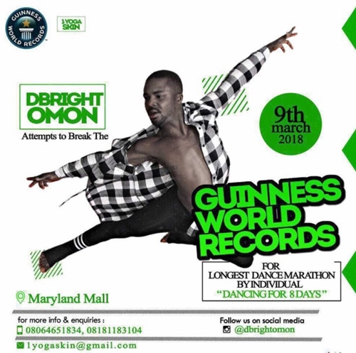  Meet Bright Omon, Who Is Attempting to Break Guinness World Record for Longest Dance