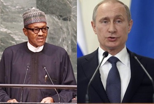 What President Buhari Told Vladmir Putin After He Won His 4th Term as Russian President