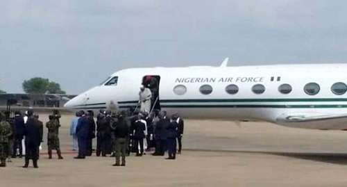 President Buhari Arrives Benue State, Sets to Address Farmers/Herdsmen Issues  
