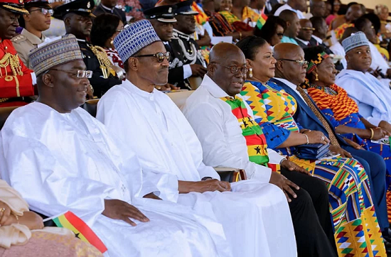 Photos News: Photos of President Buhari as He Attends Ghana's 61st Independence Celebration