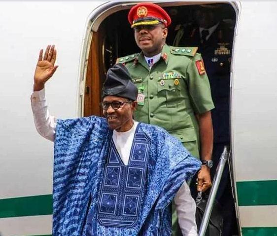 PHOTO NEWS: Photos of President Buhari in Plateau State