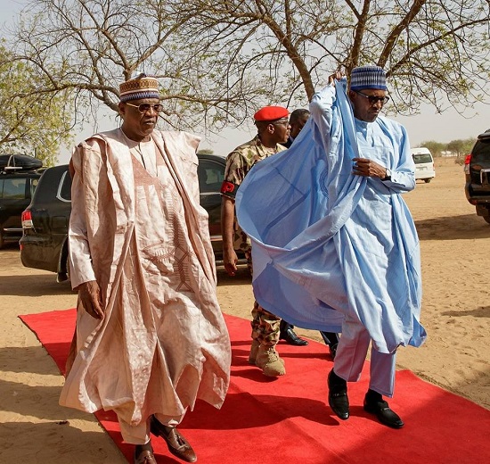 Photos from President Buhari Visits to Dapchi School 