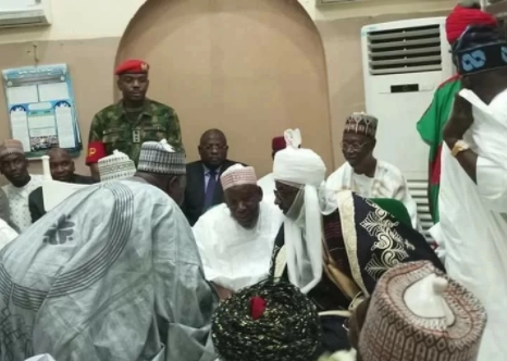 President Buhari, Tinubu and Other Dignitaries at Governors Ganduje and Ajimobi’s Children Wedding [Photos]