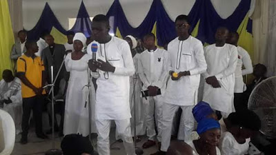 Photos from the funeral service of Taraba CAN Chairman crushed to death by truck