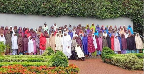 More Photos from President Buhari Meeting with Rescued Dapchi Schoolgirls [Photos]