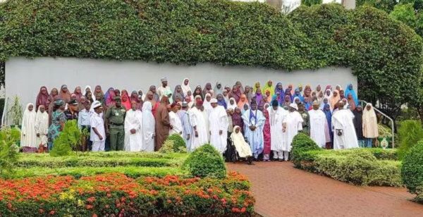 More Photos from President Buhari Meeting with Rescued Dapchi Schoolgirls [Photos]