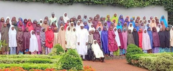 More Photos from President Buhari Meeting with Rescued Dapchi Schoolgirls [Photos]