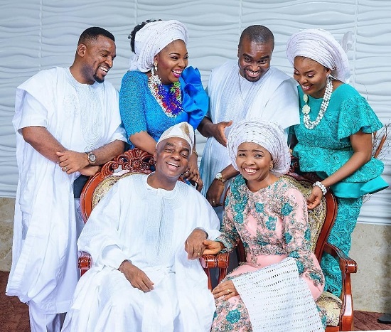 Heart Melting Family Photos of Billionaire Clergyman, Bishop David Oyedepo, His Wife and Children
