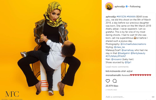 7 Days After Giving Birth, Di’ja Releases Her Maternity Shoot Photos