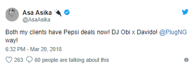Finally, DJ Cuppy Confirms She’s Asa Asika’s Girlfriend