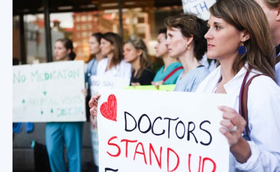 Canadian Doctors Protests, For Being Over Paid