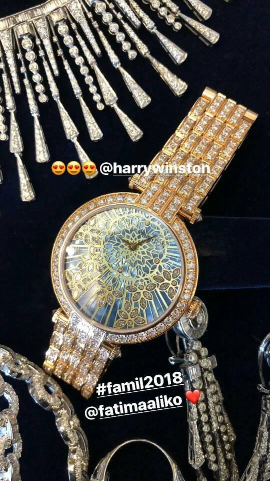 You Need To See The Expensive Diamonds And Luxury Designer Wristwatch Aliko Dangote Personally Bought For His Daughter [Photos]