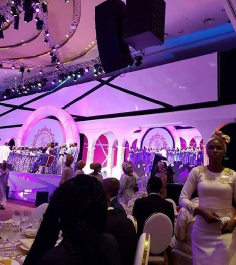 #FaMil2018: First photos from Fatima Dangote and Jamil Abubakar's wedding dinner in Lagos