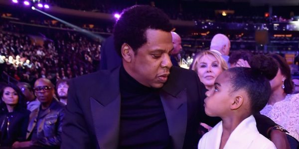 Jay Z’s Reaction Was Priceless, When 6-Year-Old Blue Ivy Bids $19,000 (N6.8million!) On Art [Video]