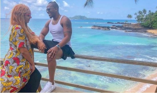 Juliet Ibrahim and Iceberg Slim On Romantic Vacation In Sao Tome Island [Photos]