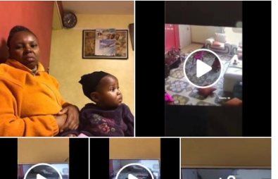 Wicked Kenyan Housemaid Caught On Camera Physically Abusing A 1-Year-Old Baby
