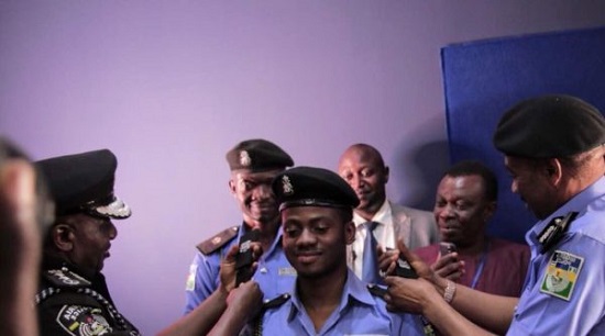 Korede Bello Decorated as Honorary Superintendent of Police by IGP Ibrahim Idris
