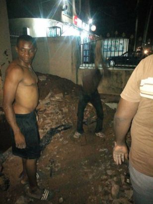 Man Forced by Imo State Govt. To Exhume His Late Parents’ Remains Over Road Expansion [Photos]