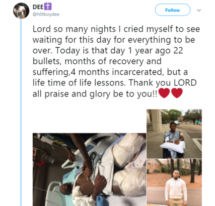 Man Cheats Death, Shares His Testimony After Surviving 22 Gunshots and 4 Months in Jail