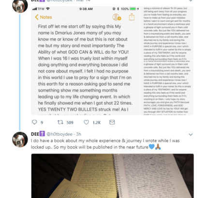 Man Cheats Death, Shares His Testimony After Surviving 22 Gunshots and 4 Months in Jail