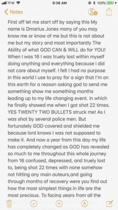 Man Cheats Death, Shares His Testimony After Surviving 22 Gunshots and 4 Months in Jail