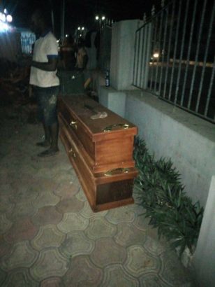 Man Forced by Imo State Govt. To Exhume His Late Parents’ Remains Over Road Expansion [Photos]