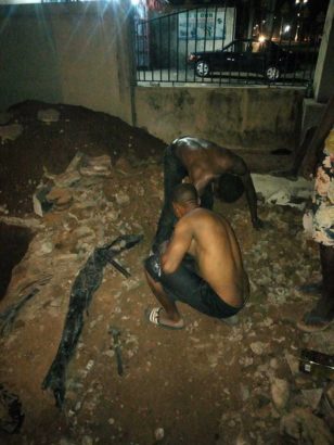 Man Forced by Imo State Govt. To Exhume His Late Parents’ Remains Over Road Expansion [Photos]