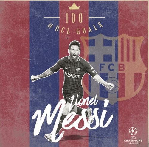 Lionel Messi Becomes Second Player to Ever Score 100 Champions League Goals  