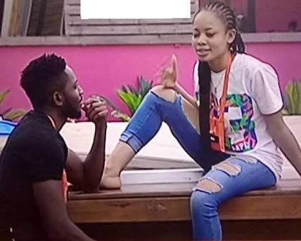 #BBNaija Miracle and Nina, Finally Share Their First Public Kiss Outside the House [Video]