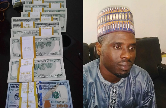 Customs in Kaduna Airport, Arrest Man with $375,000 [Photos]