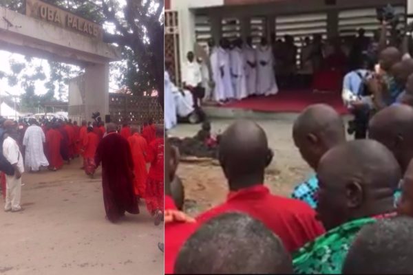 Serious Drama as Benin Monarch Orders Native Doctors to Revoke Curses On Trafficked  